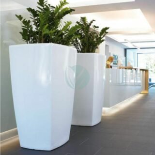 Jardinière en bois avec monture metalique – Image 5