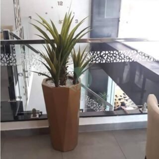 Jardinière en bois avec monture metalique – Image 4