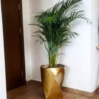 Jardinière en bois avec monture metalique – Image 3